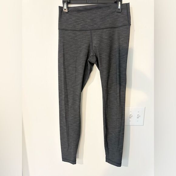 Lululemon Wunder Under Gray Full Length Leggings 10 - Picture 1 of 5